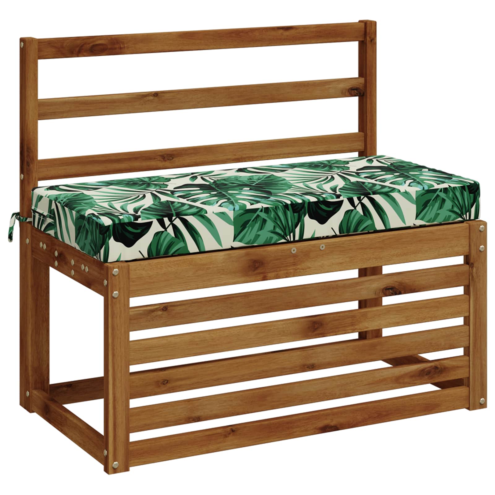 Bankkussen SOEST 100% Polyester Bladpatroon 80 x 40 x 8 cm image 2