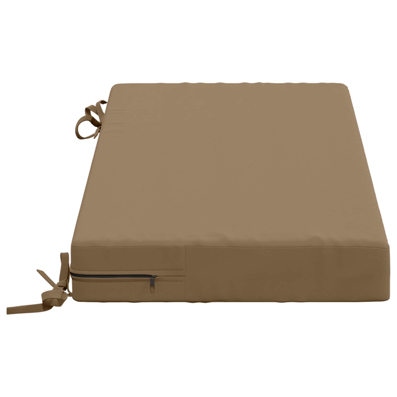 Bankkussen SOEST 100% Polyester Taupe 80 x 40 x 8 cm image 3
