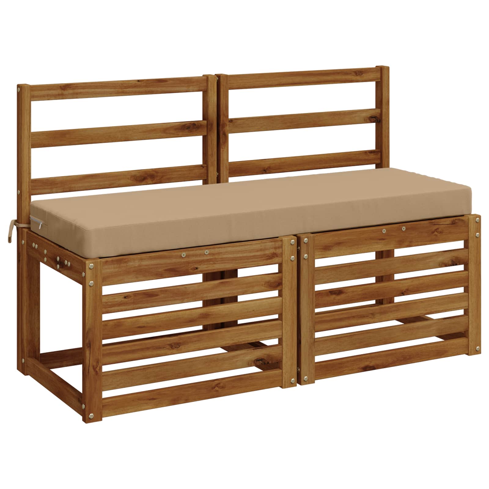 Bankkussen SOEST 100% Polyester Zand 100 x 40 x 8 cm image 2
