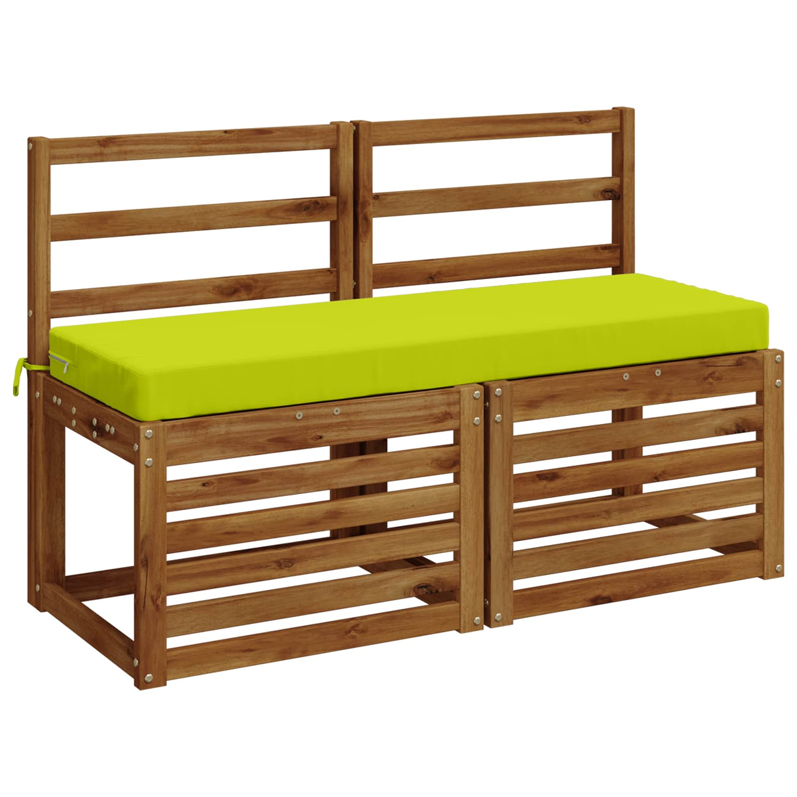 Bankkussen SOEST 100% Polyester Helder groen 100 x 40 x 8 cm image 2