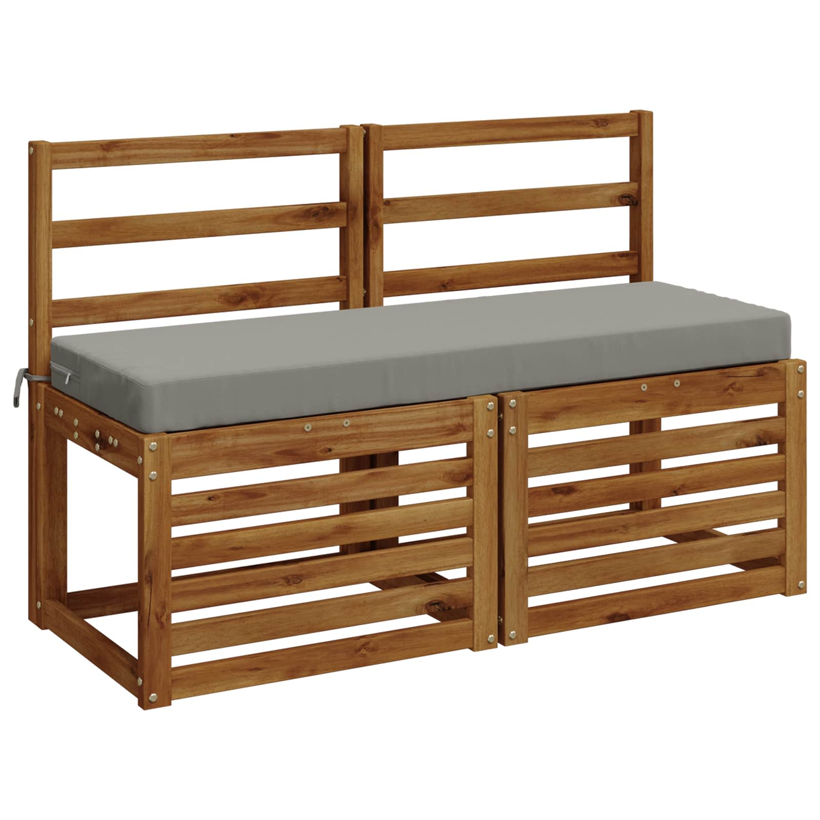 Bankkussen SOEST 100% Polyester Grijs 100 x 40 x 8 cm image 2
