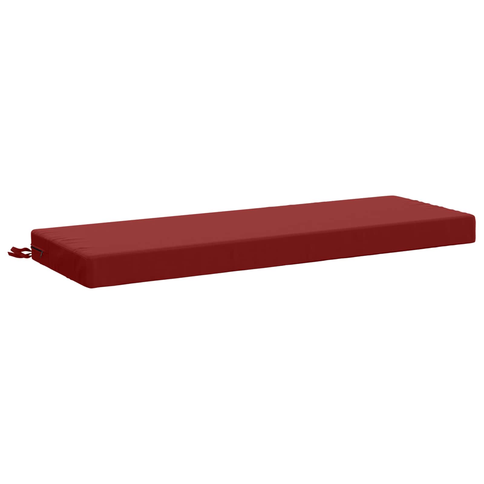 Bankkussen SOEST 100% Polyester Wijnrood 100 x 40 x 8 cm image 1