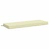 vidaXL Pingipadja SOEST 100% Pol&uuml;ester Kreemjas 110 x 40 x 8 cm