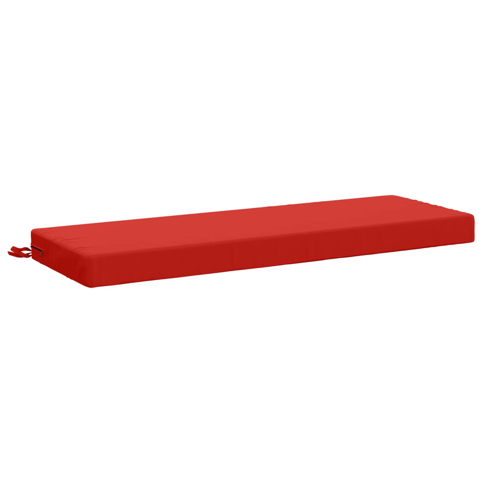 Bankkussen SOEST 100% Polyester Rood 110 x 40 x 8 cm image 1