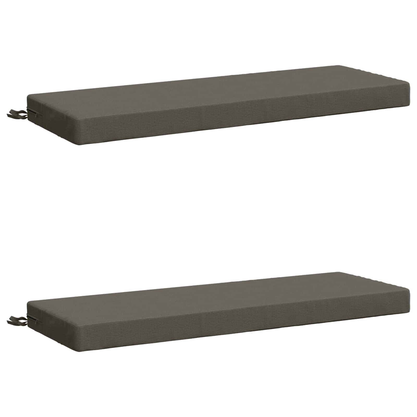 2-delige Bankkussens SOEST 2 st 100% Polyester Grijs image 1