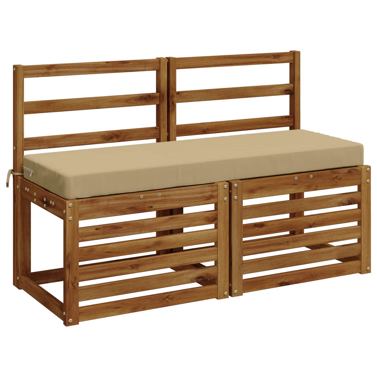 Bankkussen SOEST 100% Polyester Beige 120 x 40 x 8 cm image 2