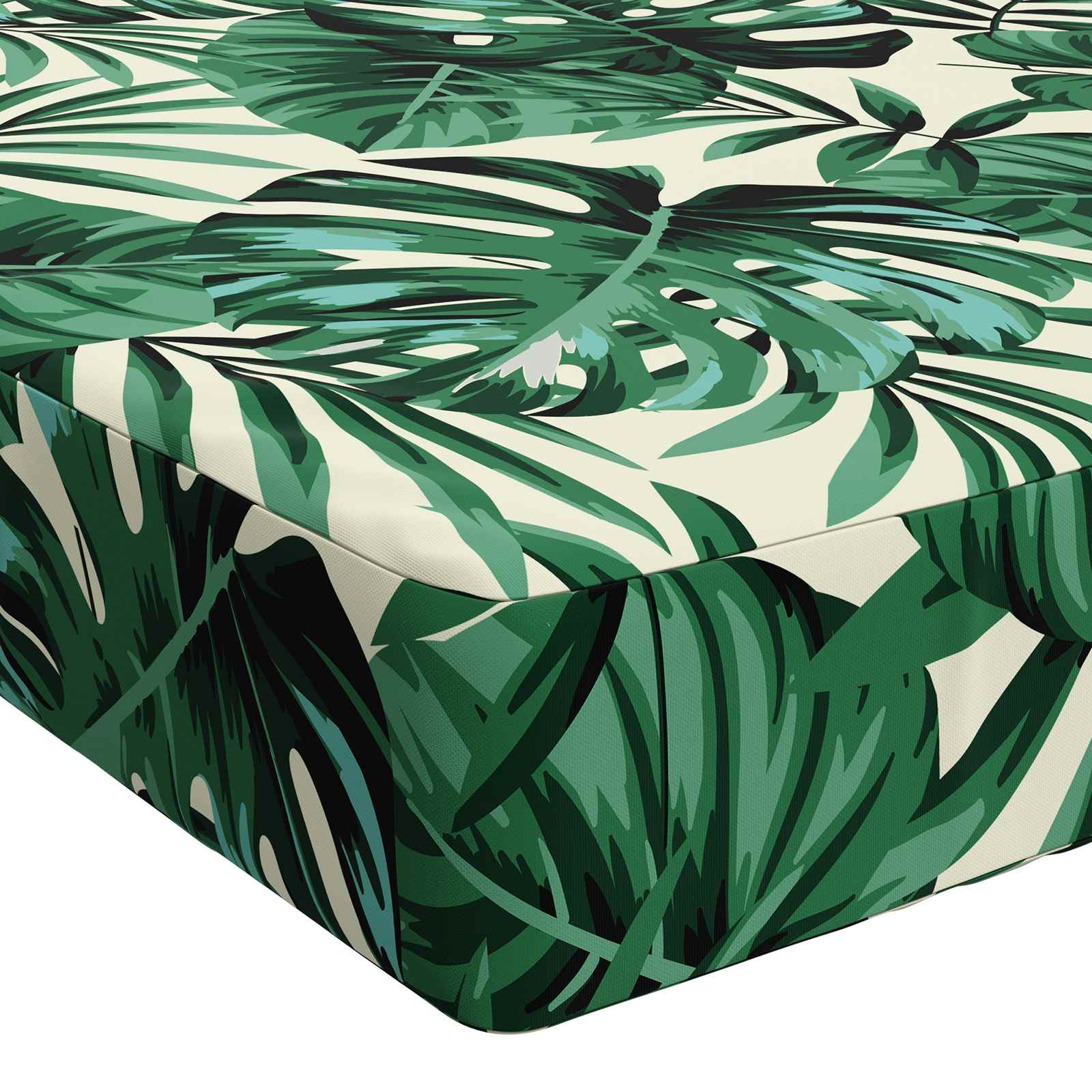 Bankkussen SOEST 100% Polyester Bladpatroon 120 x 40 x 8 cm image 6