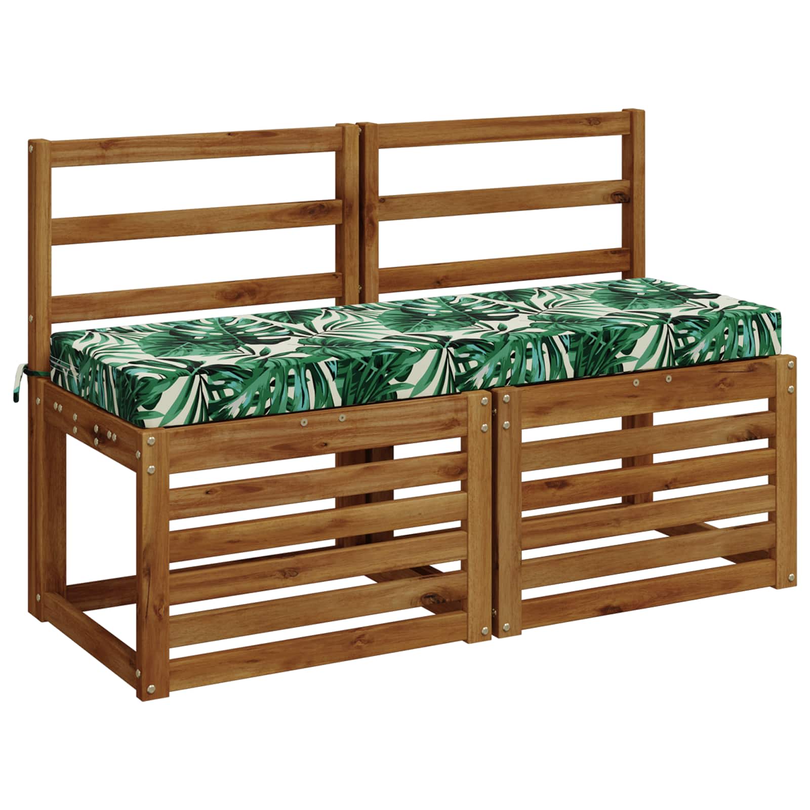 Bankkussen SOEST 100% Polyester Bladpatroon 120 x 40 x 8 cm image 2