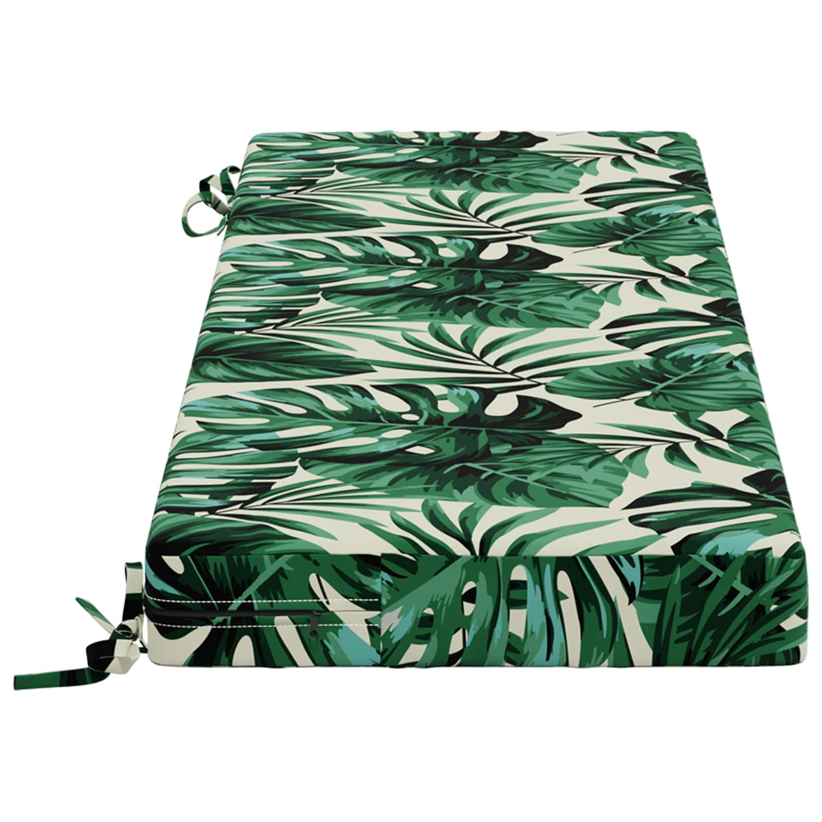 Bankkussen SOEST 100% Polyester Bladpatroon 120 x 40 x 8 cm image 3