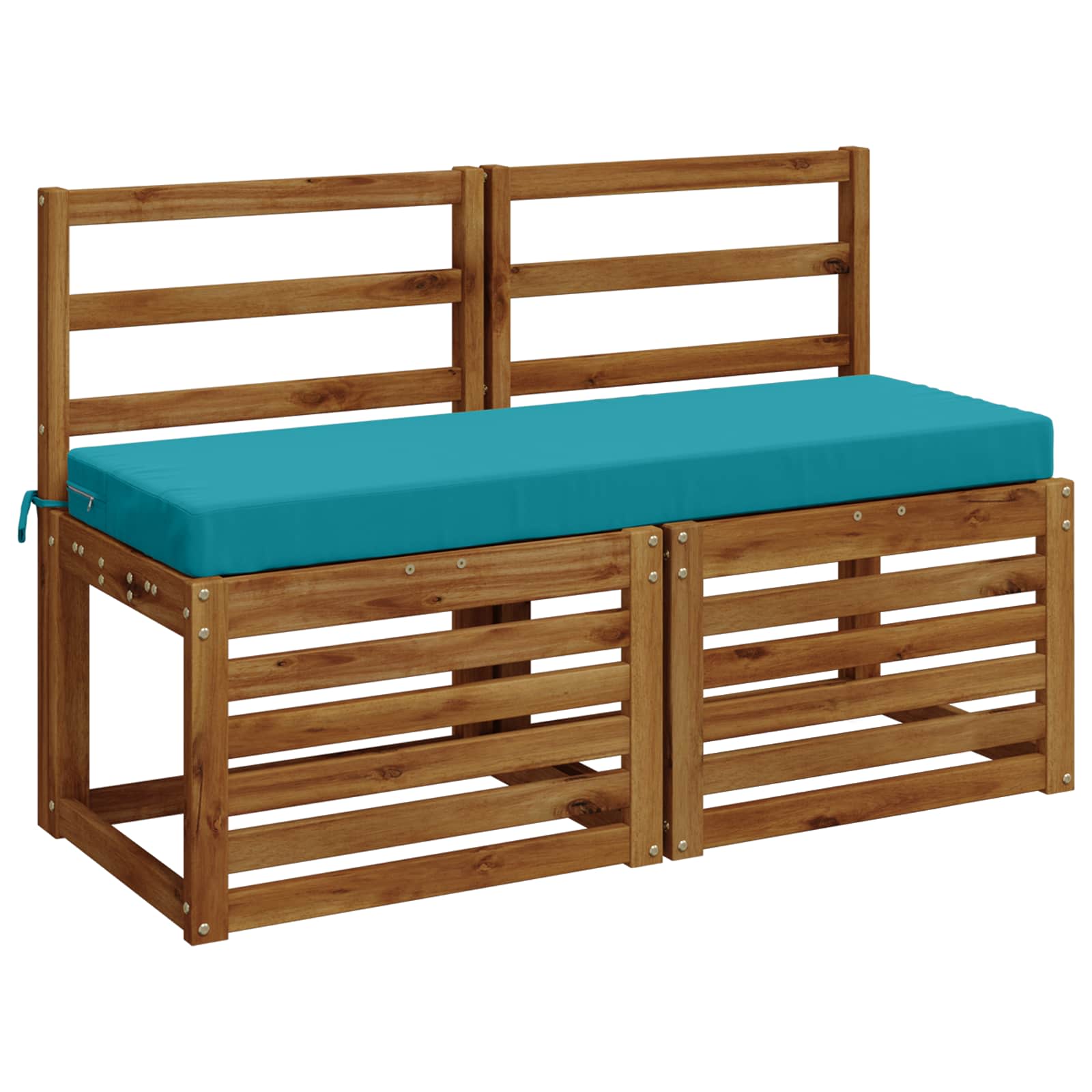 Bankkussen SOEST 100% Polyester Turquoise 120 x 40 x 8 cm image 2
