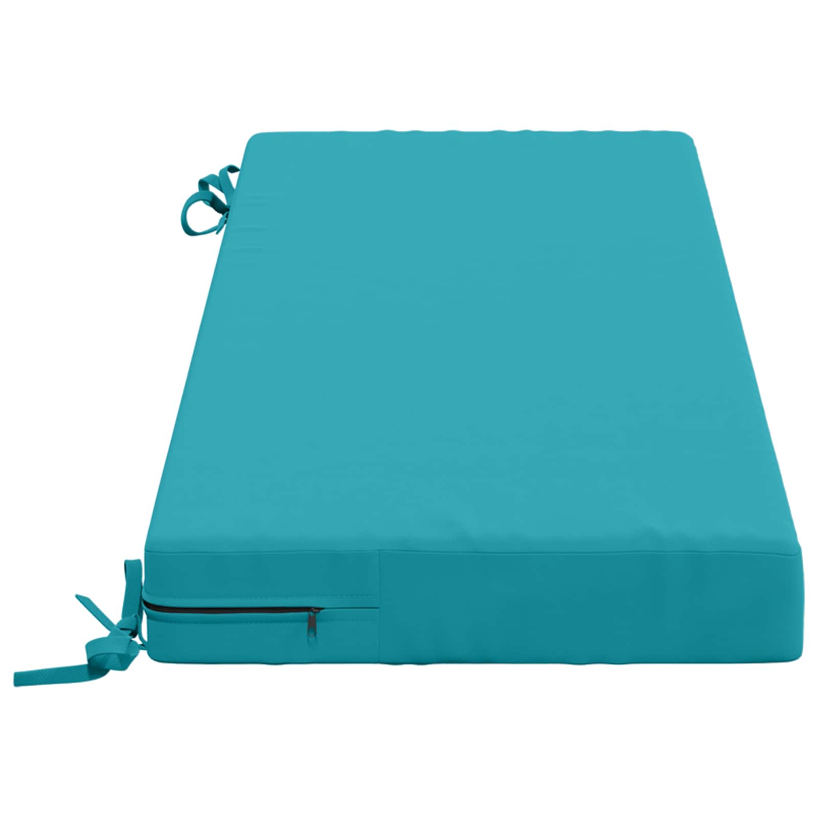 Bankkussen SOEST 100% Polyester Turquoise 120 x 40 x 8 cm image 3