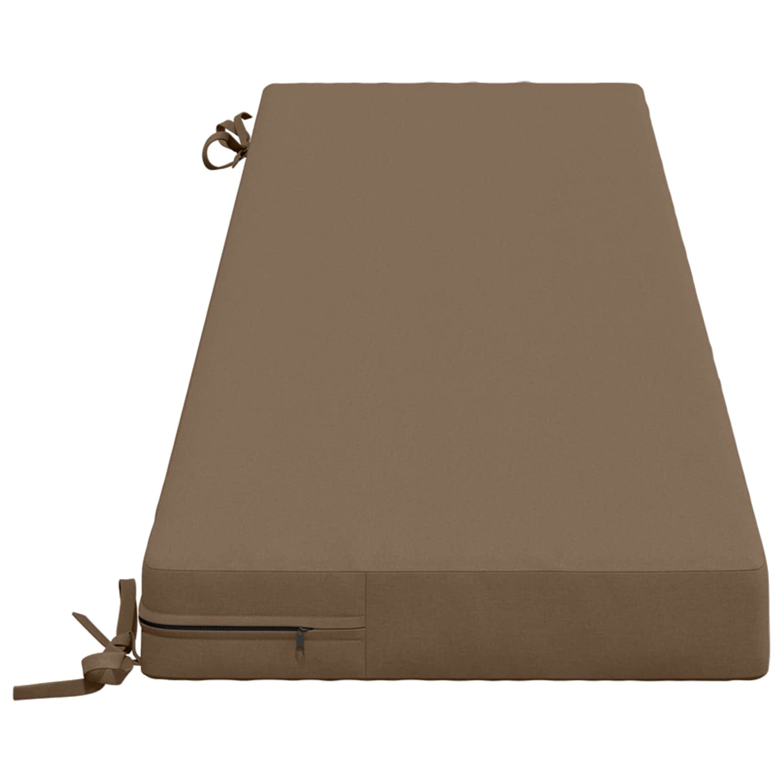 Bankkussen SOEST 100% Polyester Taupe 140 x 40 x 8 cm image 3