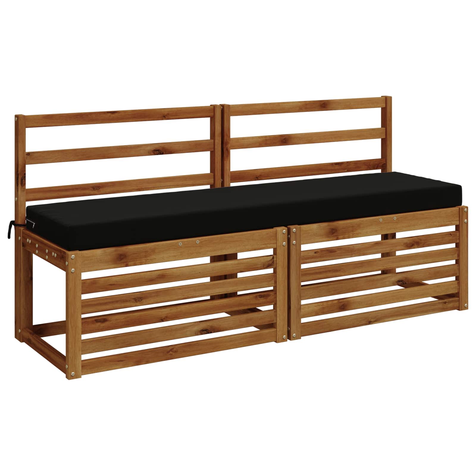Bankkussen SOEST 100% Polyester Zwart 140 x 40 x 8 cm image 2