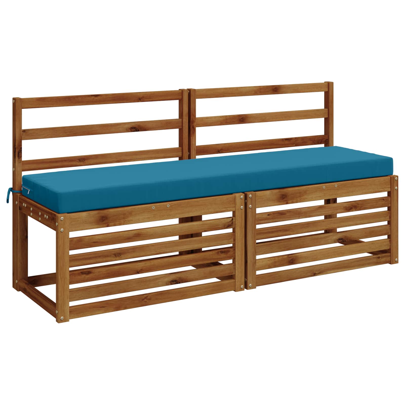 Bankkussen SOEST 100% Polyester Lichtblauw 140 x 40 x 8 cm image 2