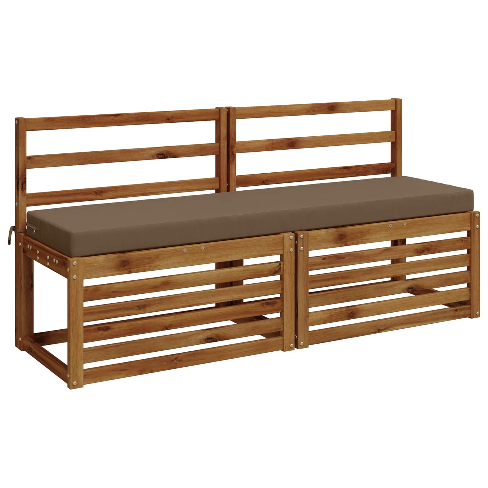 Bankkussen SOEST 100% Polyester Taupe 150 x 40 x 8 cm image 2