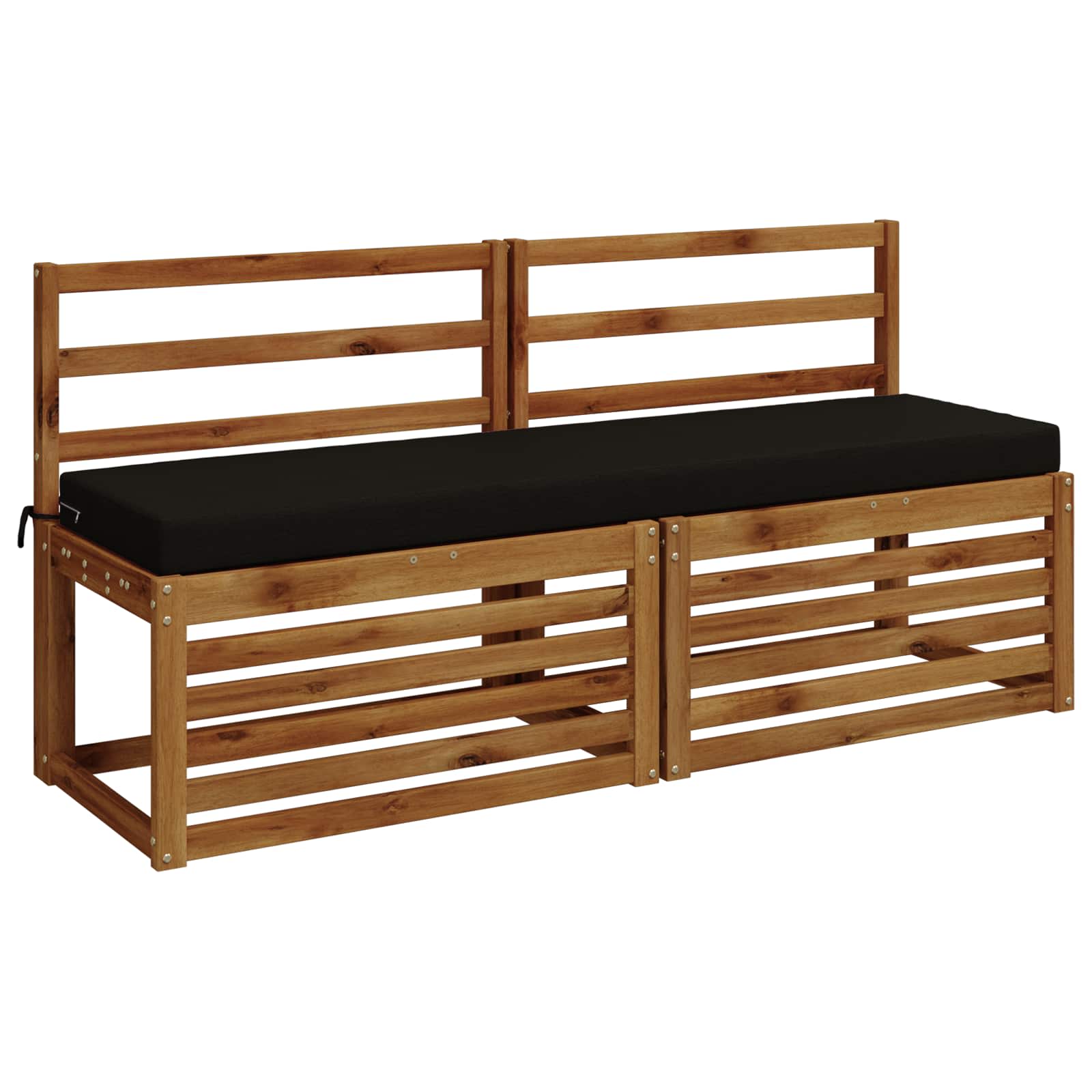 Bankkussen SOEST 100% Polyester Zwart 150 x 40 x 8 cm image 2