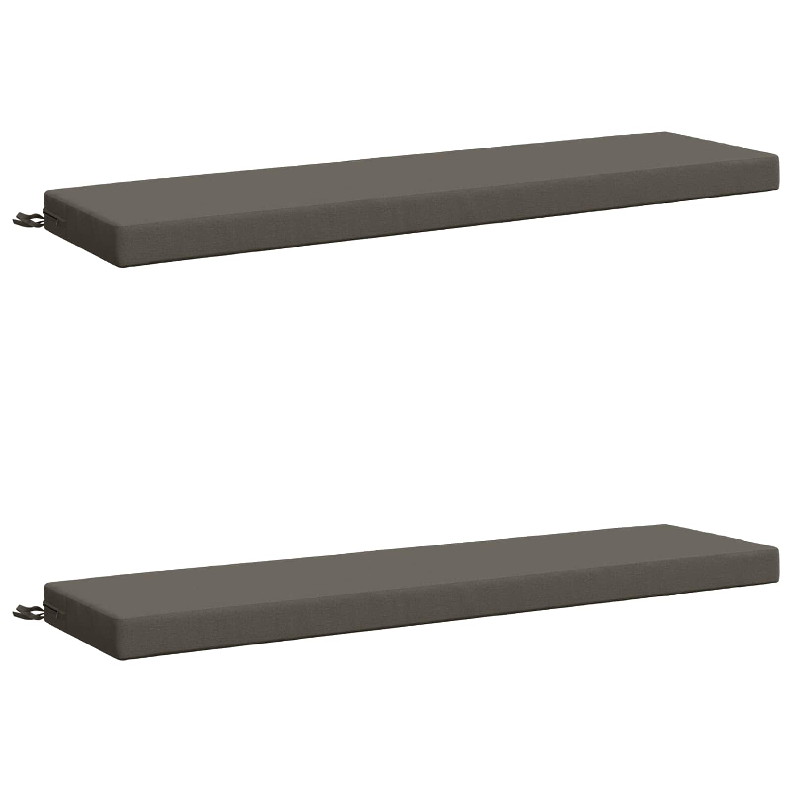 2-delige Bankkussens SOEST 2 st 100% Polyester Grijs image 1