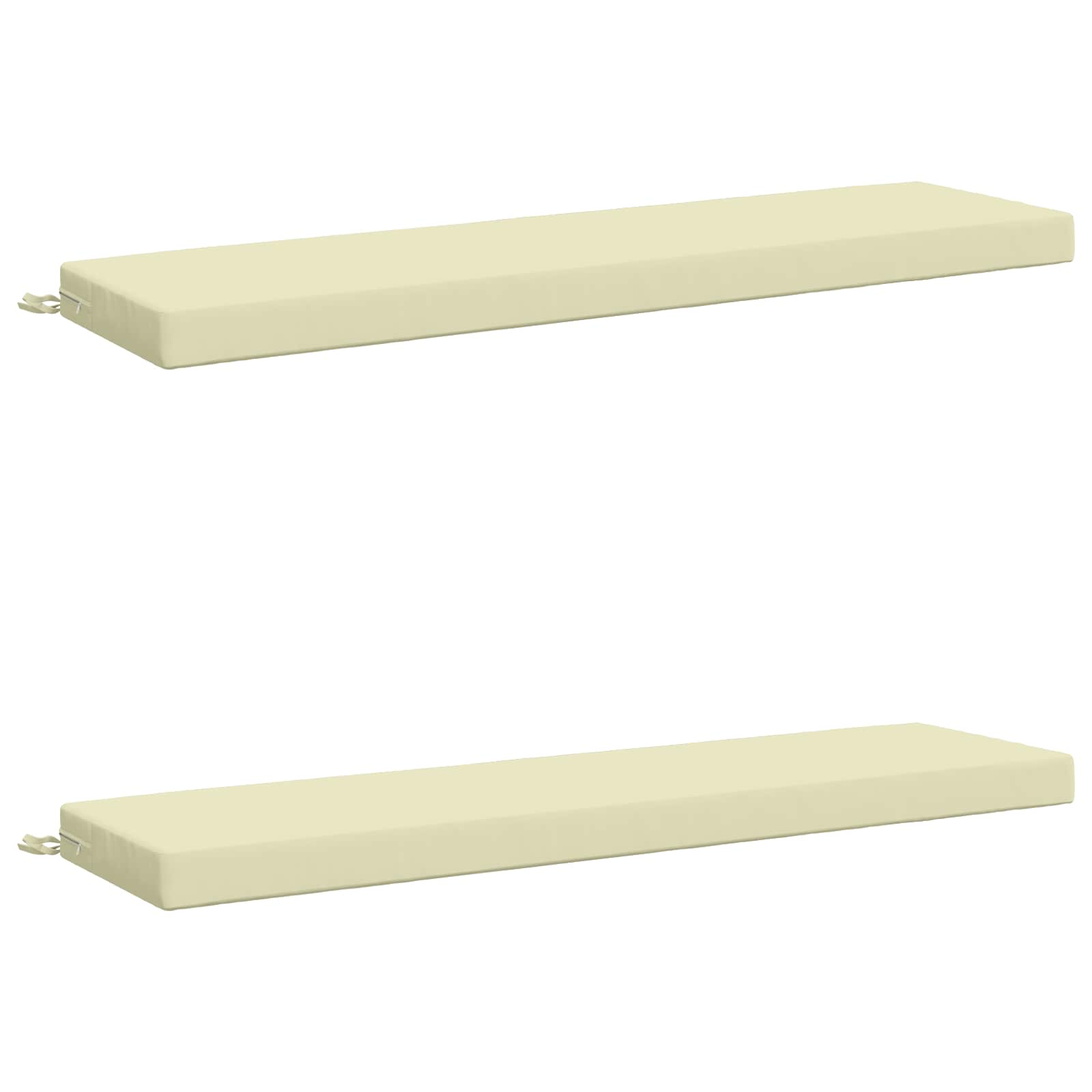 2-delige Bankkussens SOEST 2 st 100% Polyester Crèmekleurig image 2