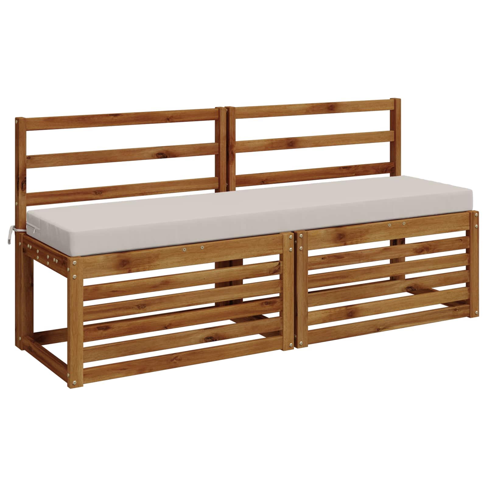 Bankkussen SOEST 100% Polyester Wit 160 x 40 x 8 cm image 2