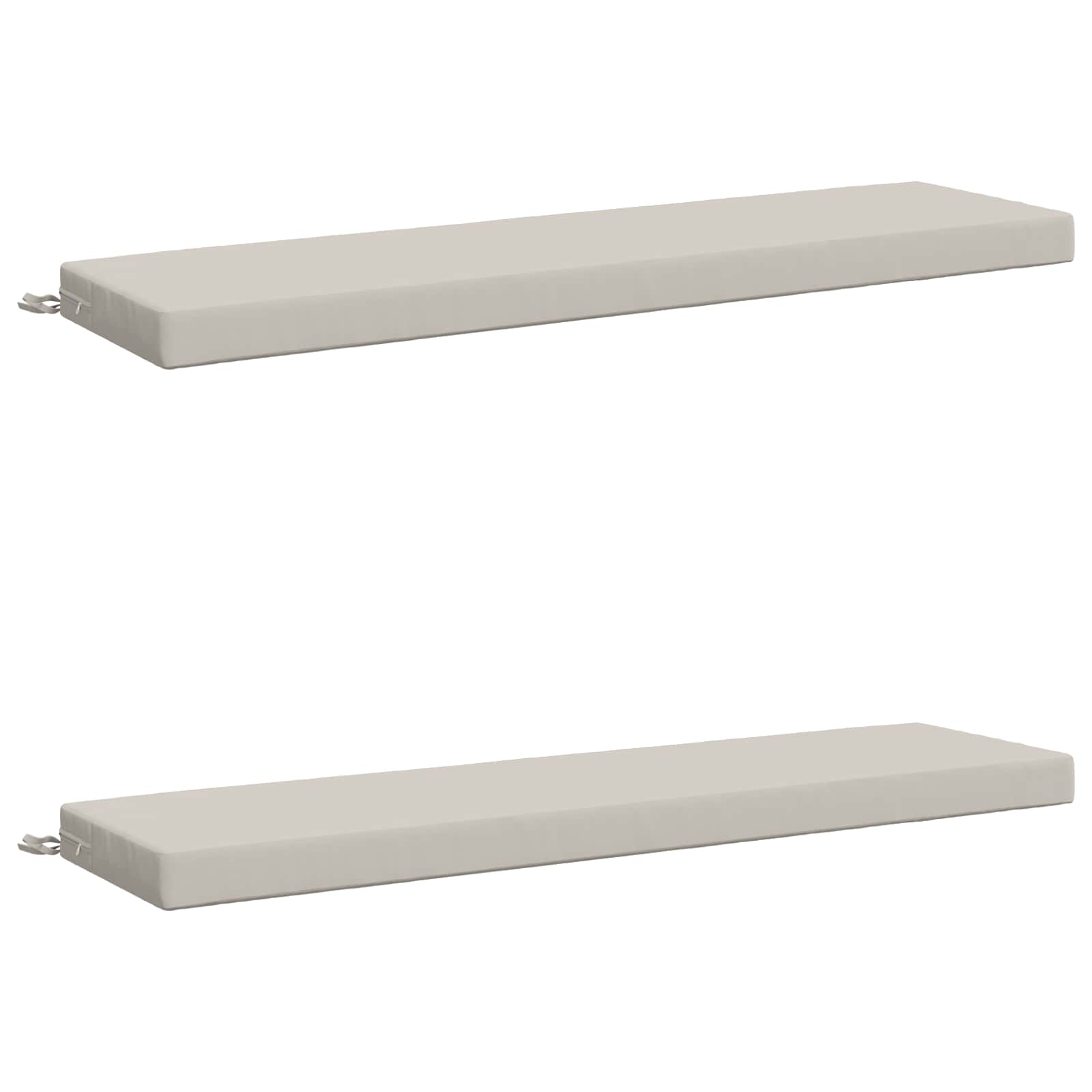2-delige Bankkussens SOEST 2 st 100% Polyester Wit image 2