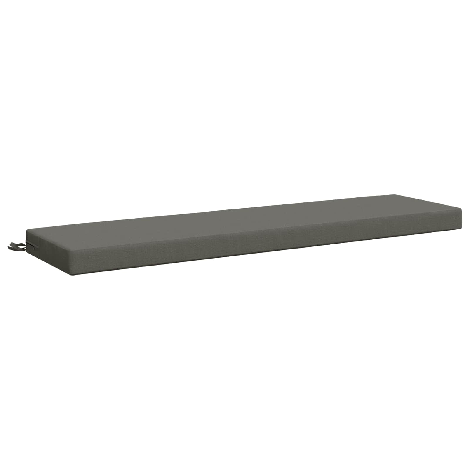 vidaXL Vankúš na lavičku SOEST 100% polyester Sivá 160 x 40 x 8 cm