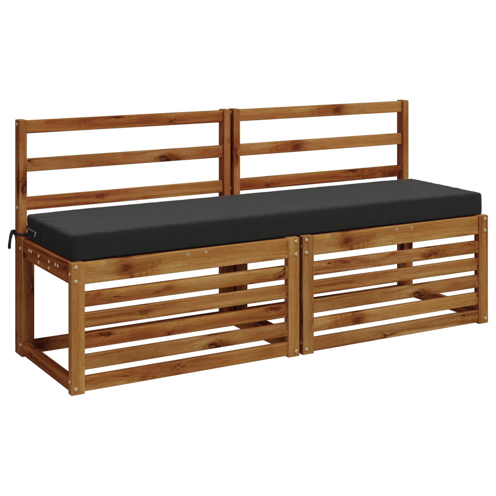 Bankkussen SOEST 100% Polyester Antraciet 160 x 40 x 8 cm image 2