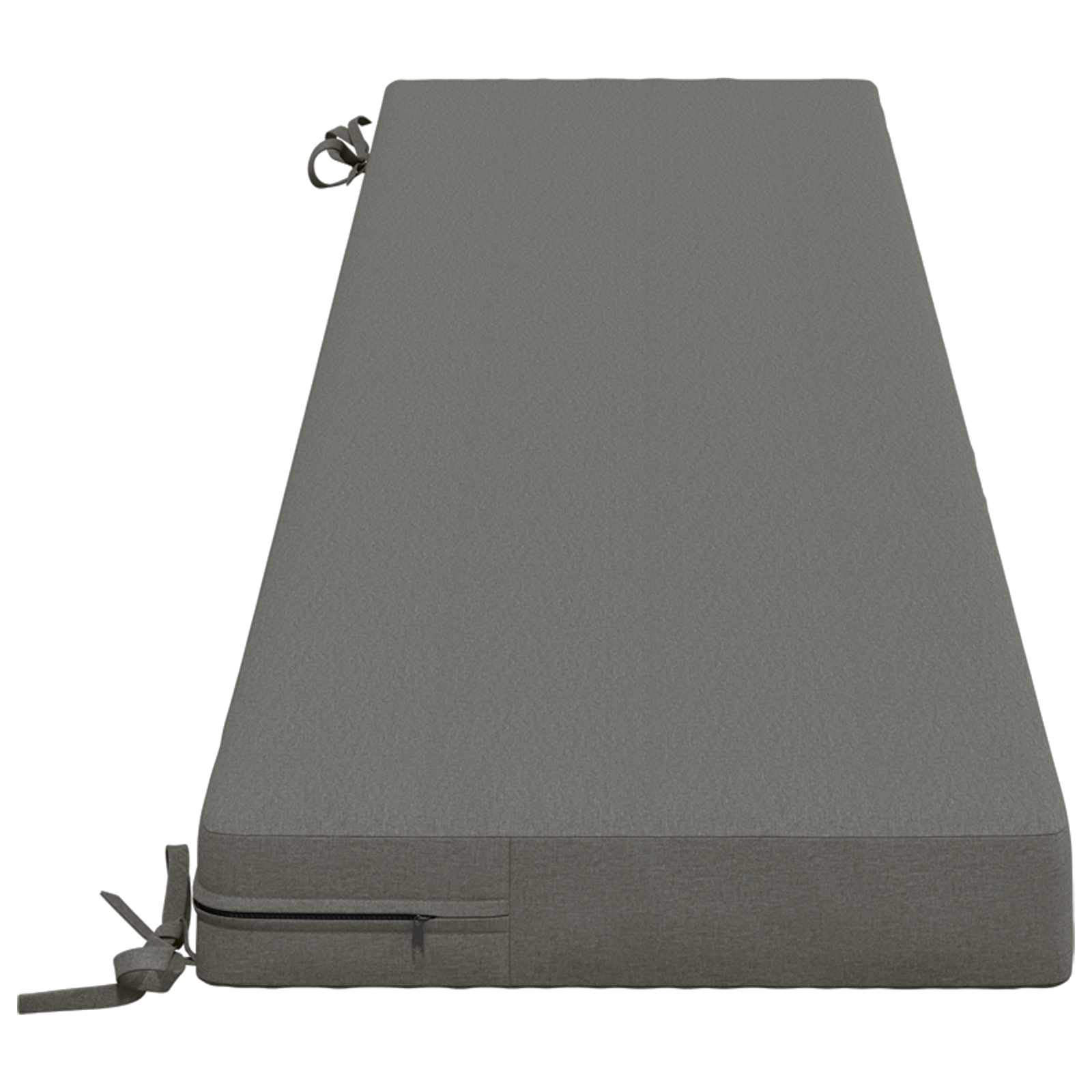vidaXL Bankkussen SOEST 100% Polyester Grijs 170 x 40 x 8 cm, foto 4