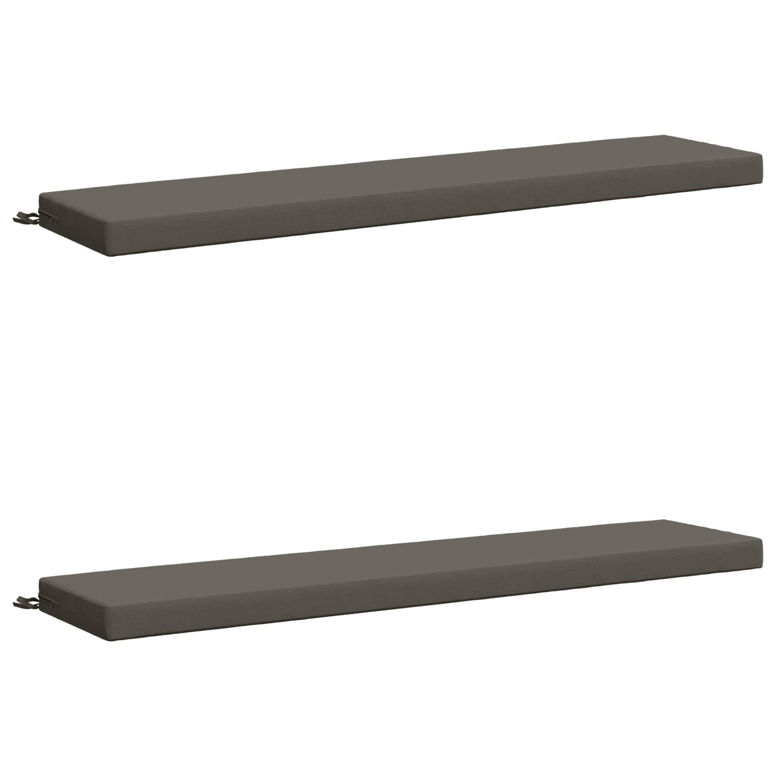 2-delige Bankkussens SOEST 2 st 100% Polyester Grijs image 1