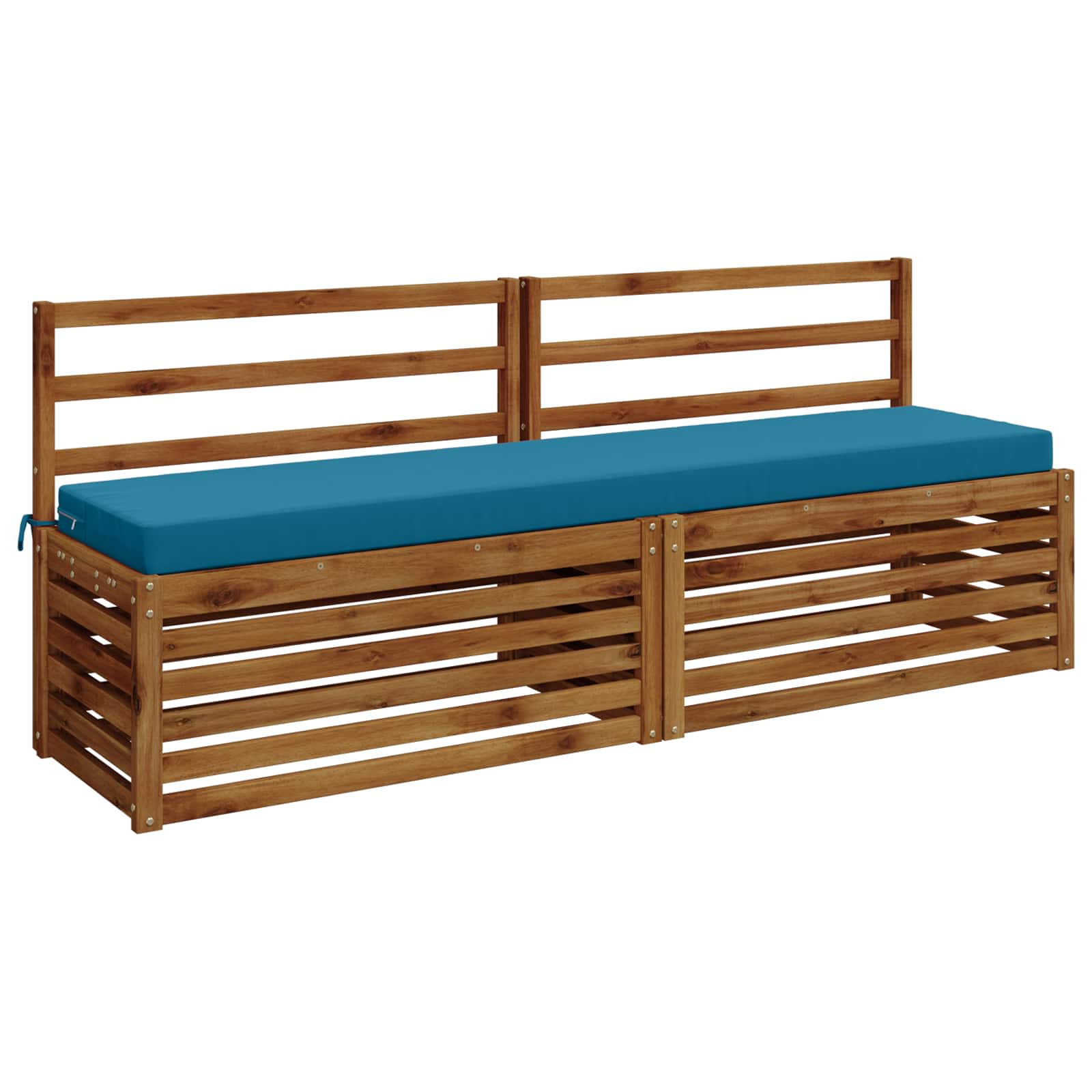 Bankkussen SOEST 100% Polyester Lichtblauw 170 x 40 x 8 cm image 2