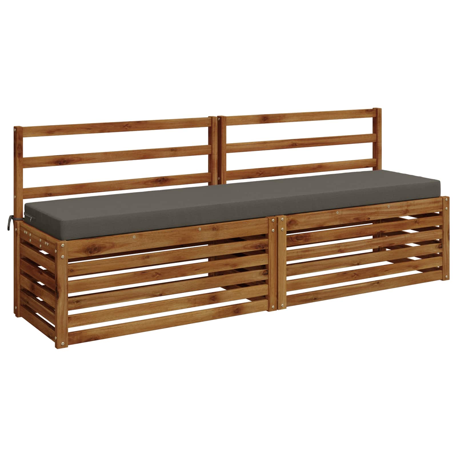 Bankkussen SOEST 100% Polyester Grijs 180 x 40 x 8 cm image 2