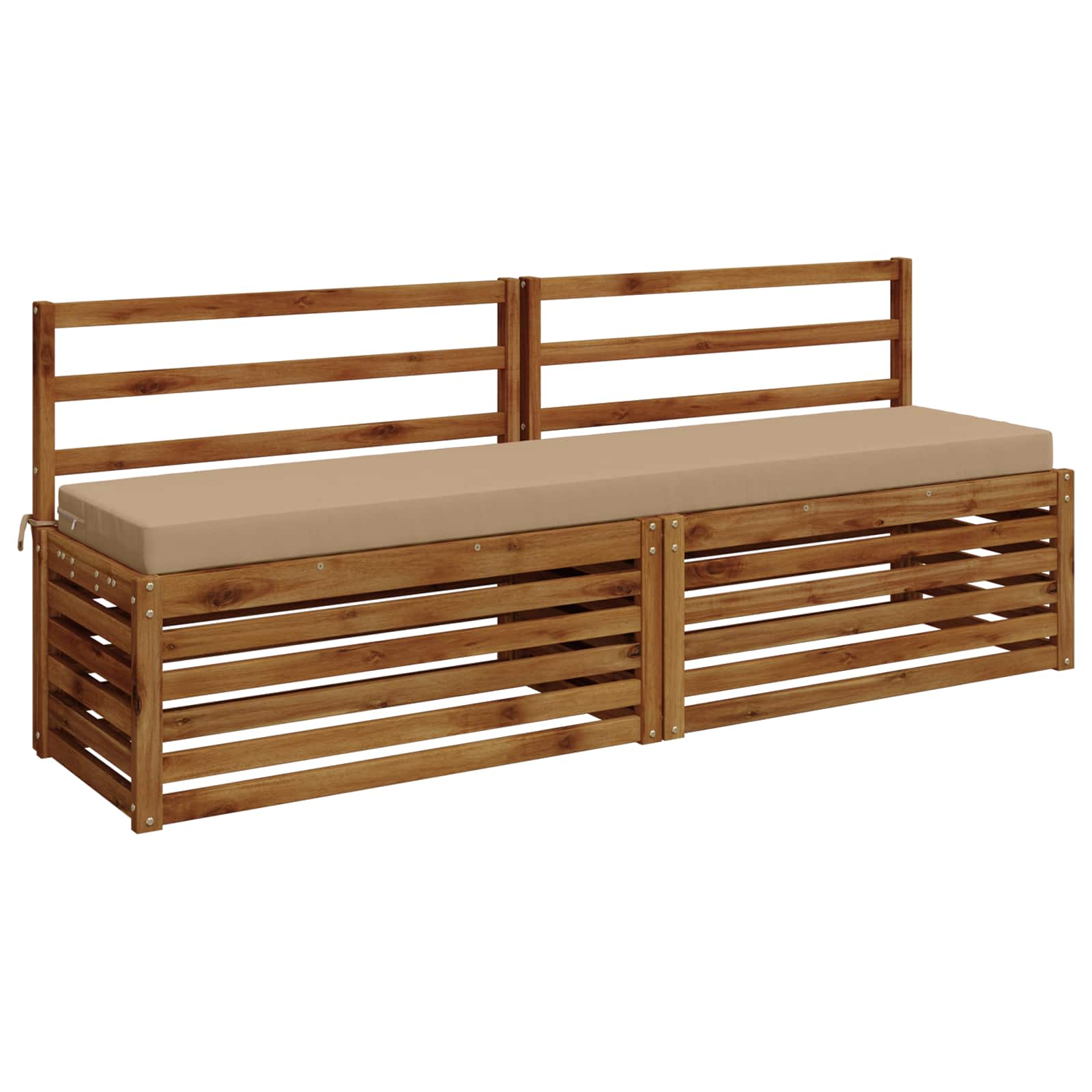 Bankkussen SOEST 100% Polyester Zand 200 x 40 x 8 cm image 2