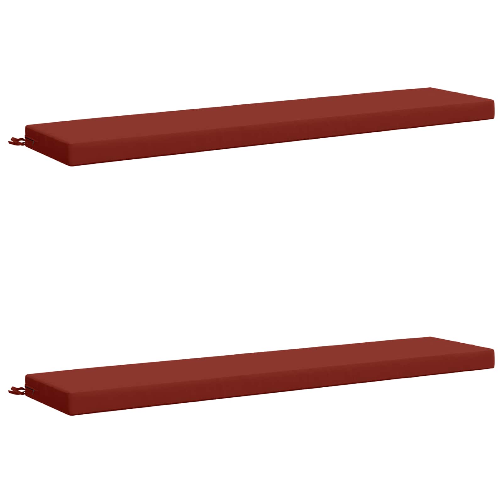2-delige Bankkussens SOEST 2 st 100% Polyester Rood image 2