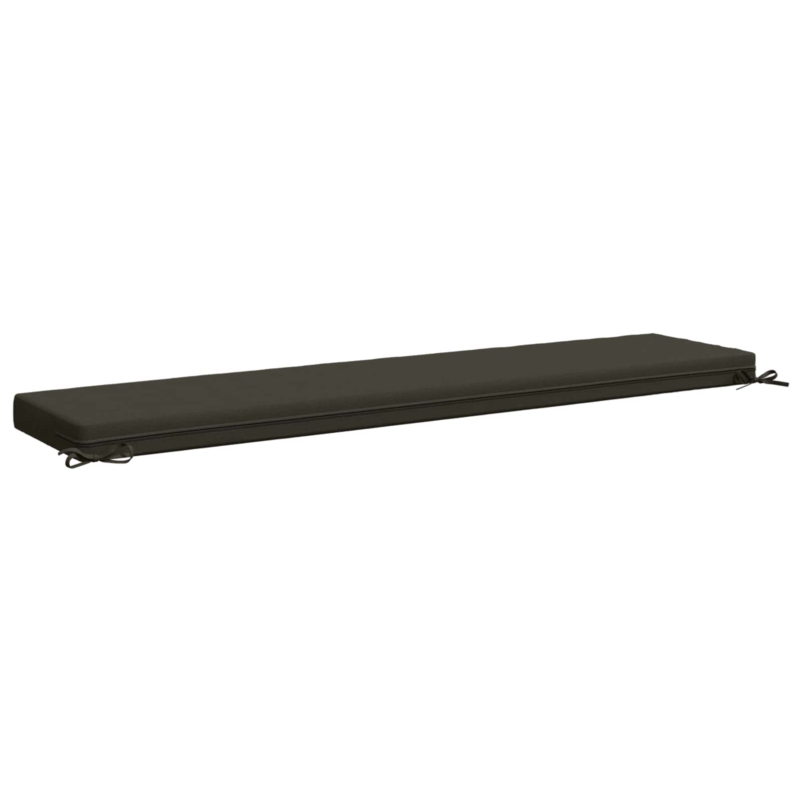 Bankkussen SOEST 100% Polyester Antraciet 200 x 40 x 8 cm image 4