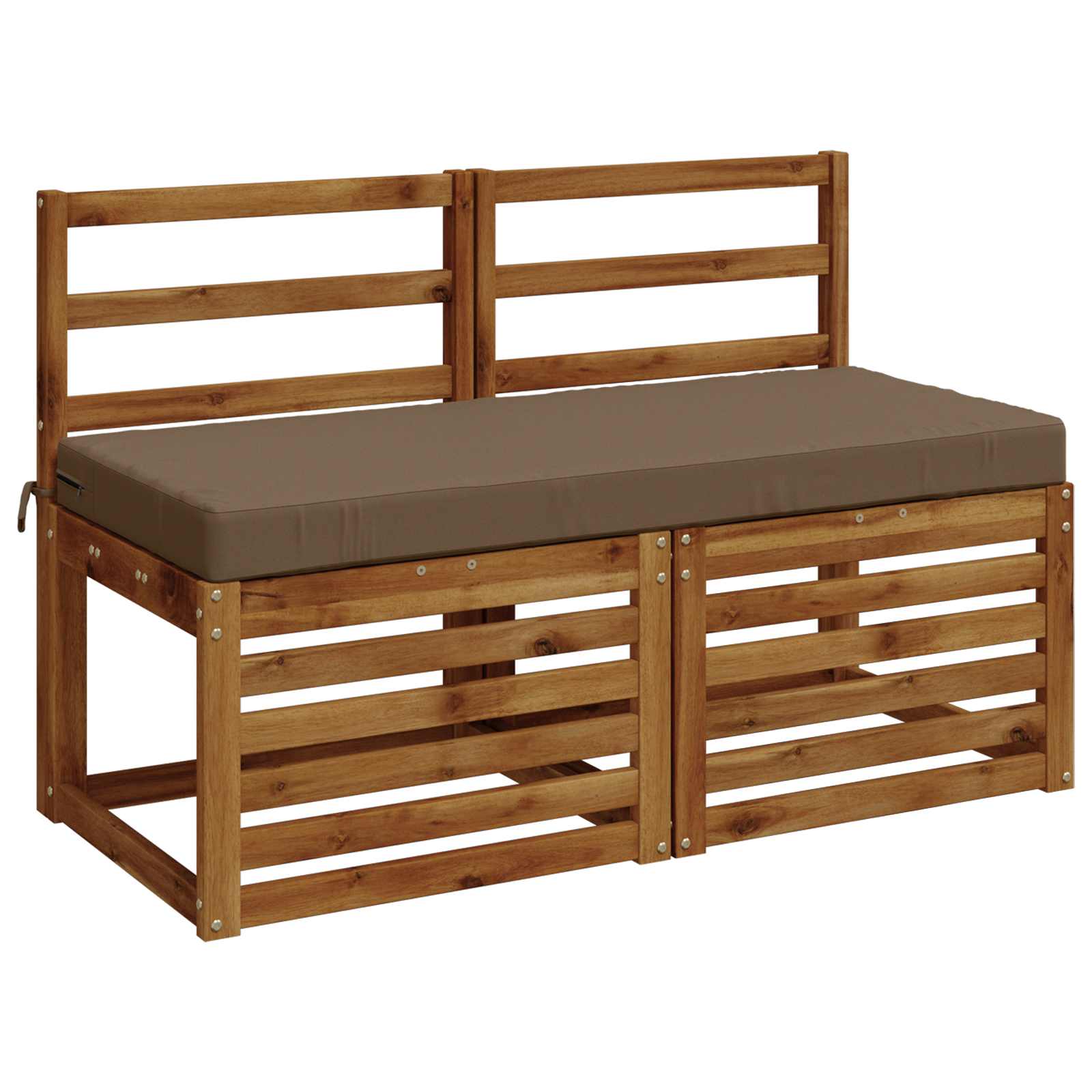 Bankkussen SOEST 100% Polyester Taupe 110 x 50 x 8 cm image 2