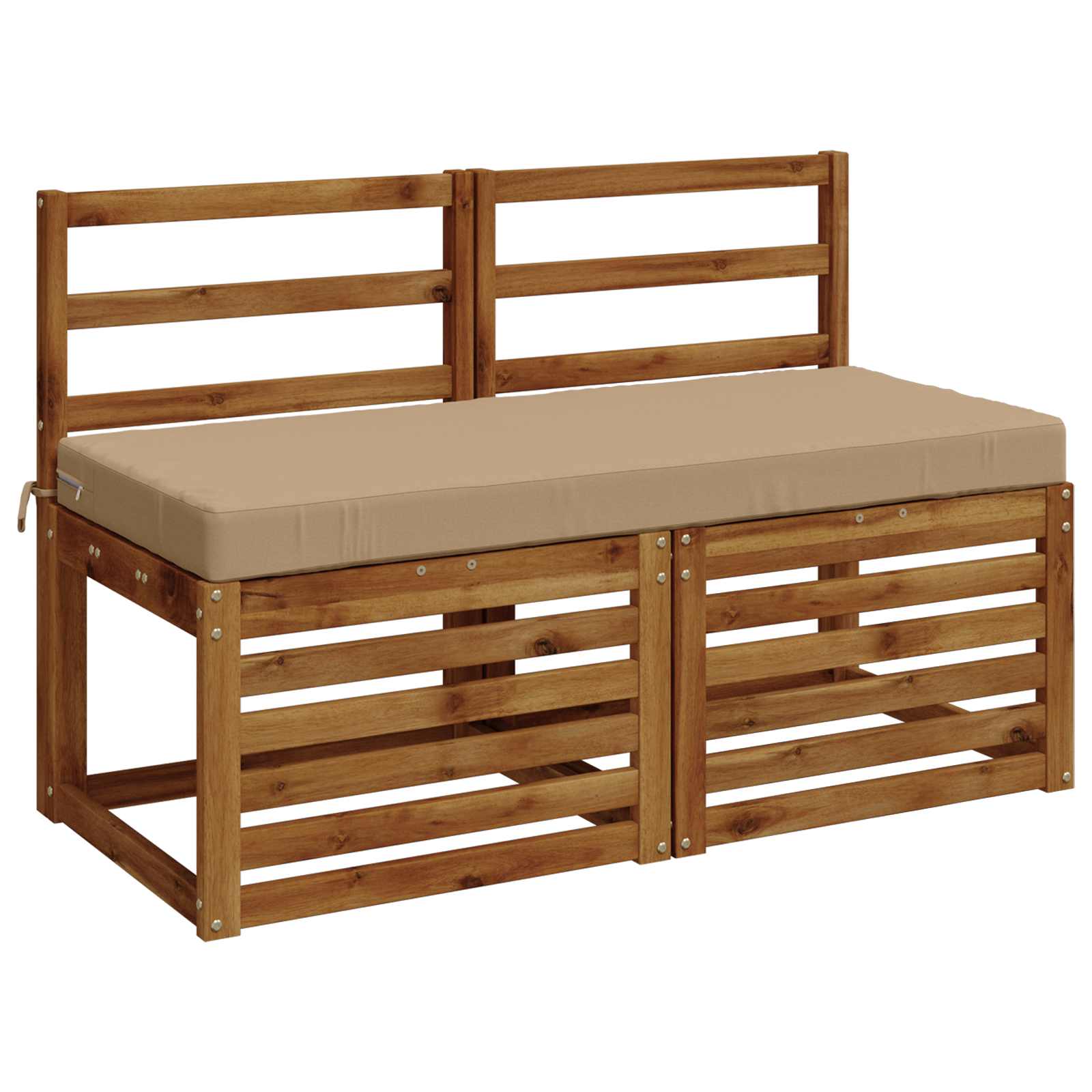 Bankkussen SOEST 100% Polyester Zand 110 x 50 x 8 cm image 2