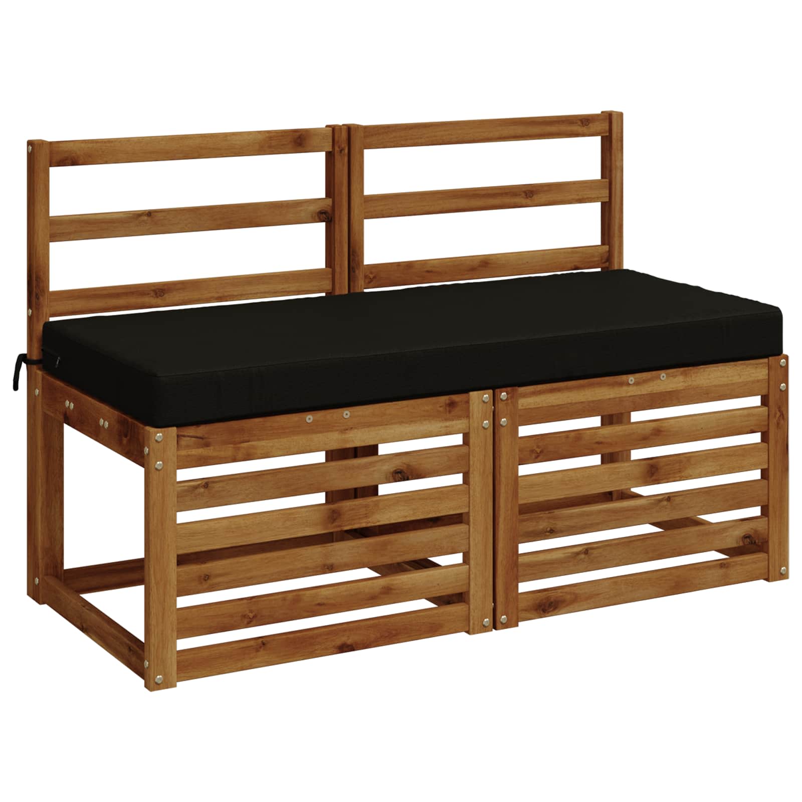 Bankkussen SOEST 100% Polyester Zwart 110 x 50 x 8 cm image 2