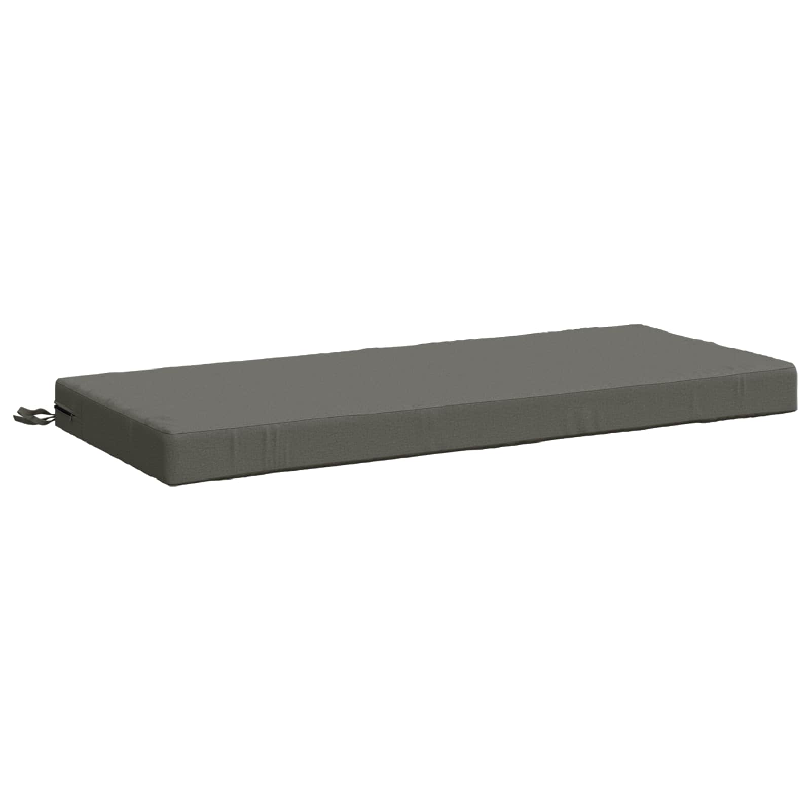 vidaXL Vankúš na lavičku SOEST 100% polyester Sivá 110 x 50 x 8 cm