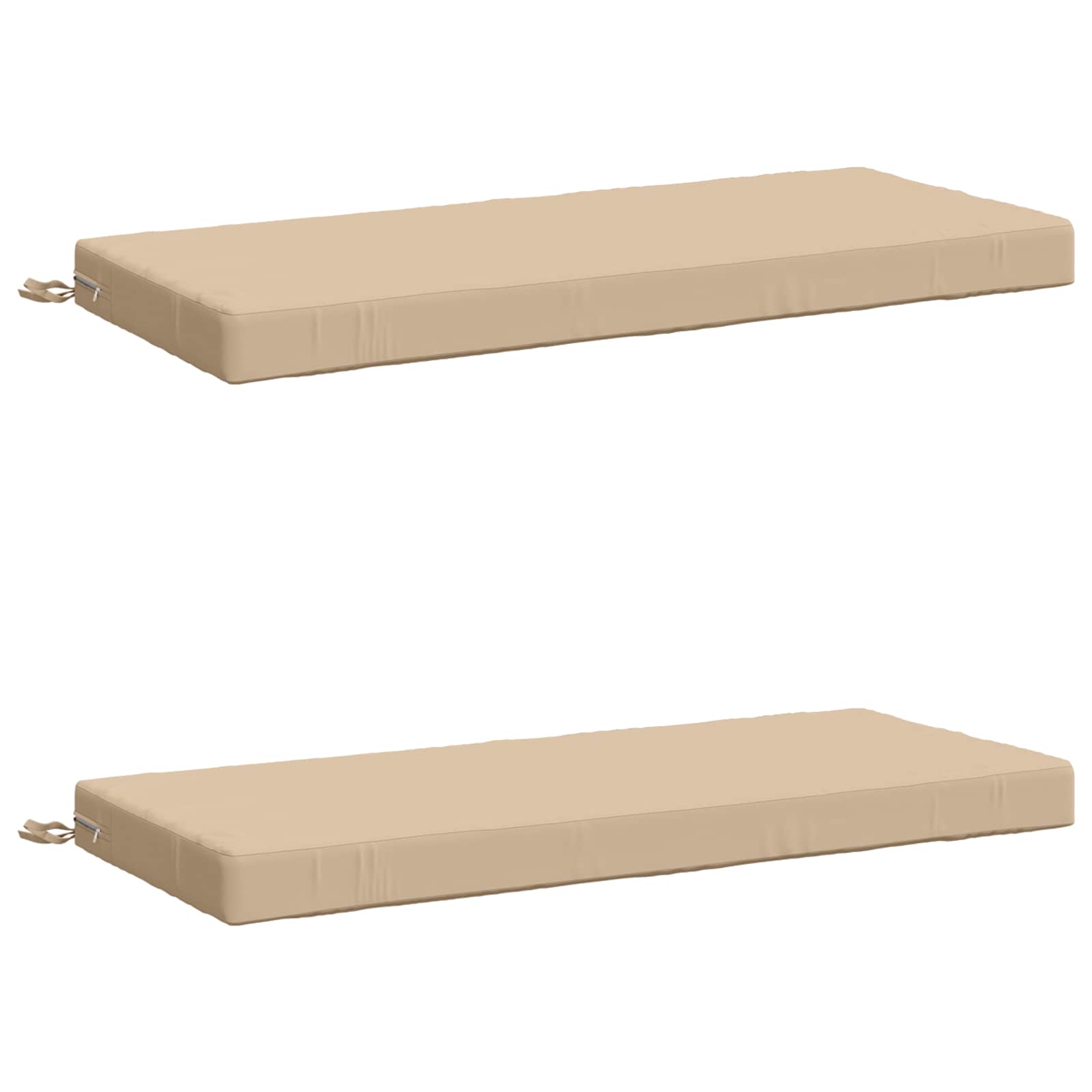 2-delige Bankkussens SOEST 2 st 100% Polyester Crèmekleurig image 1