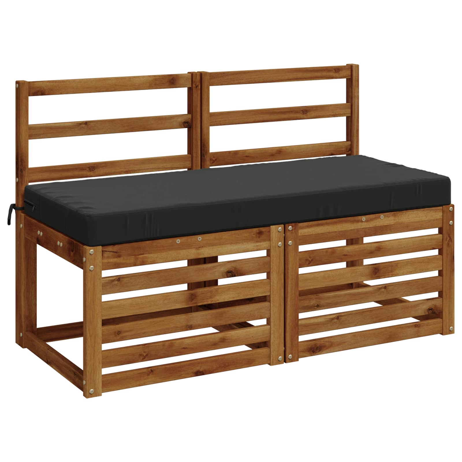 Bankkussen SOEST 100% Polyester Antraciet 110 x 50 x 8 cm image 2