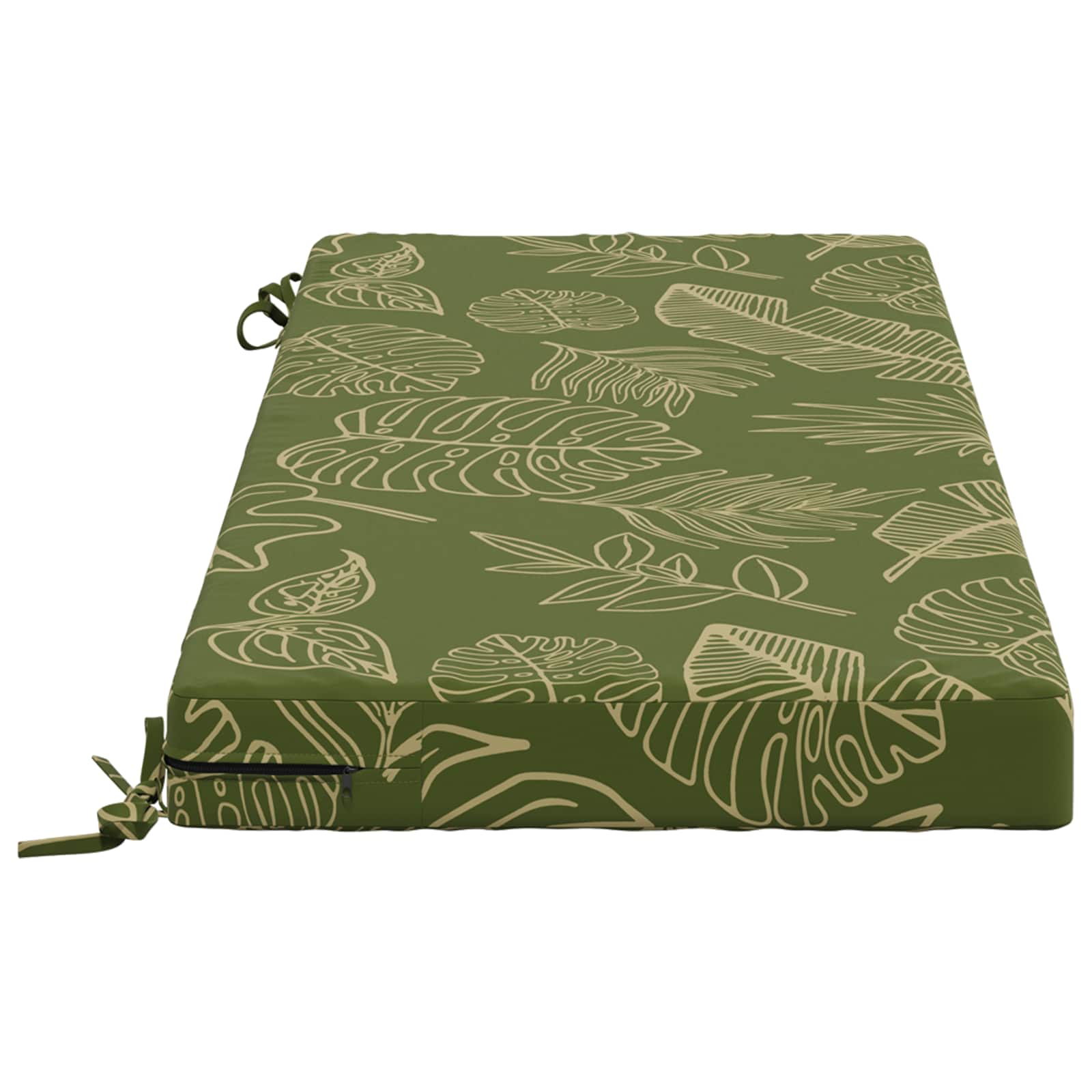 Bankkussen SOEST 100% Polyester Bladontwerp 110 x 50 x 8 cm image 3