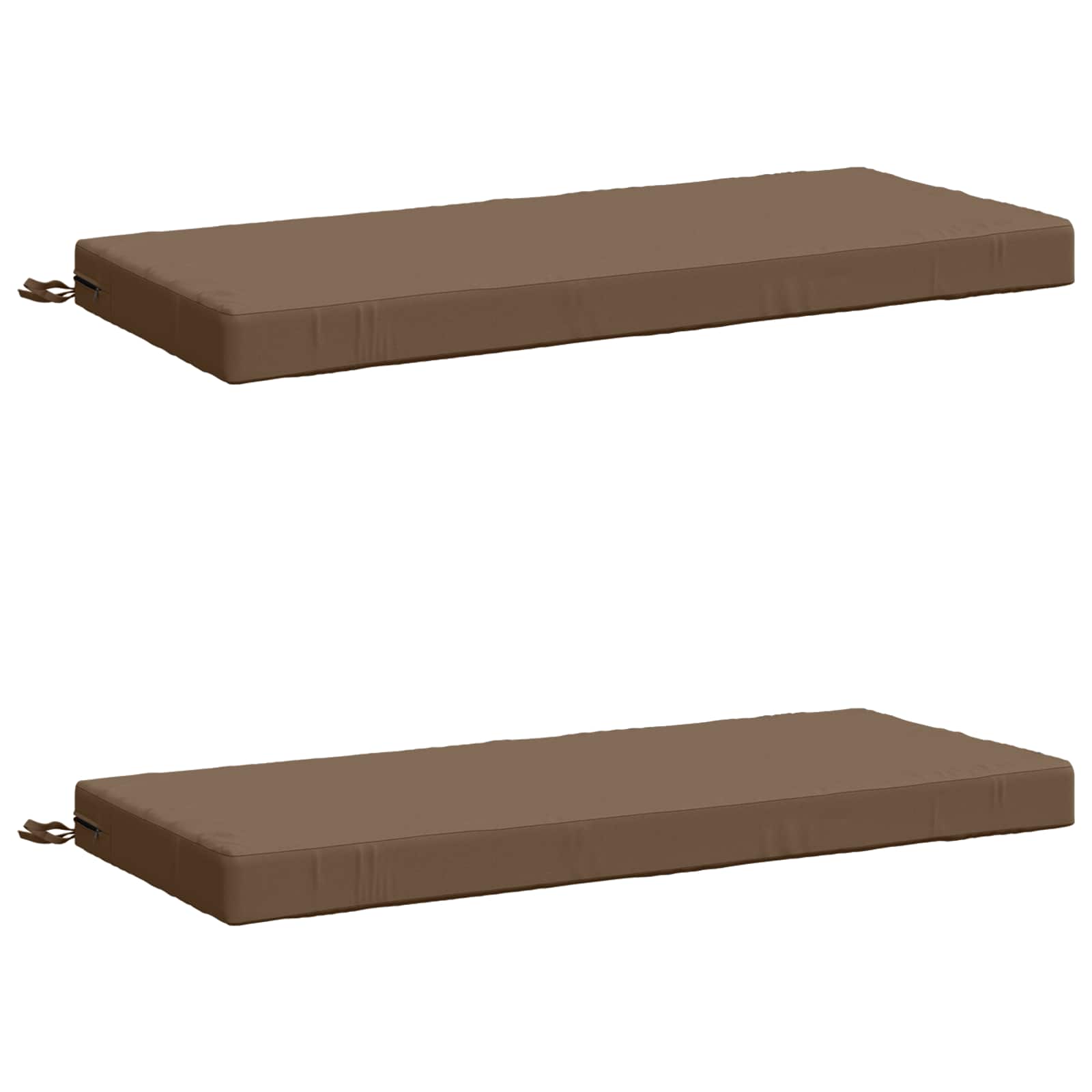 2-delige Bankkussens SOEST 2 st 100% Polyester Taupe image 2