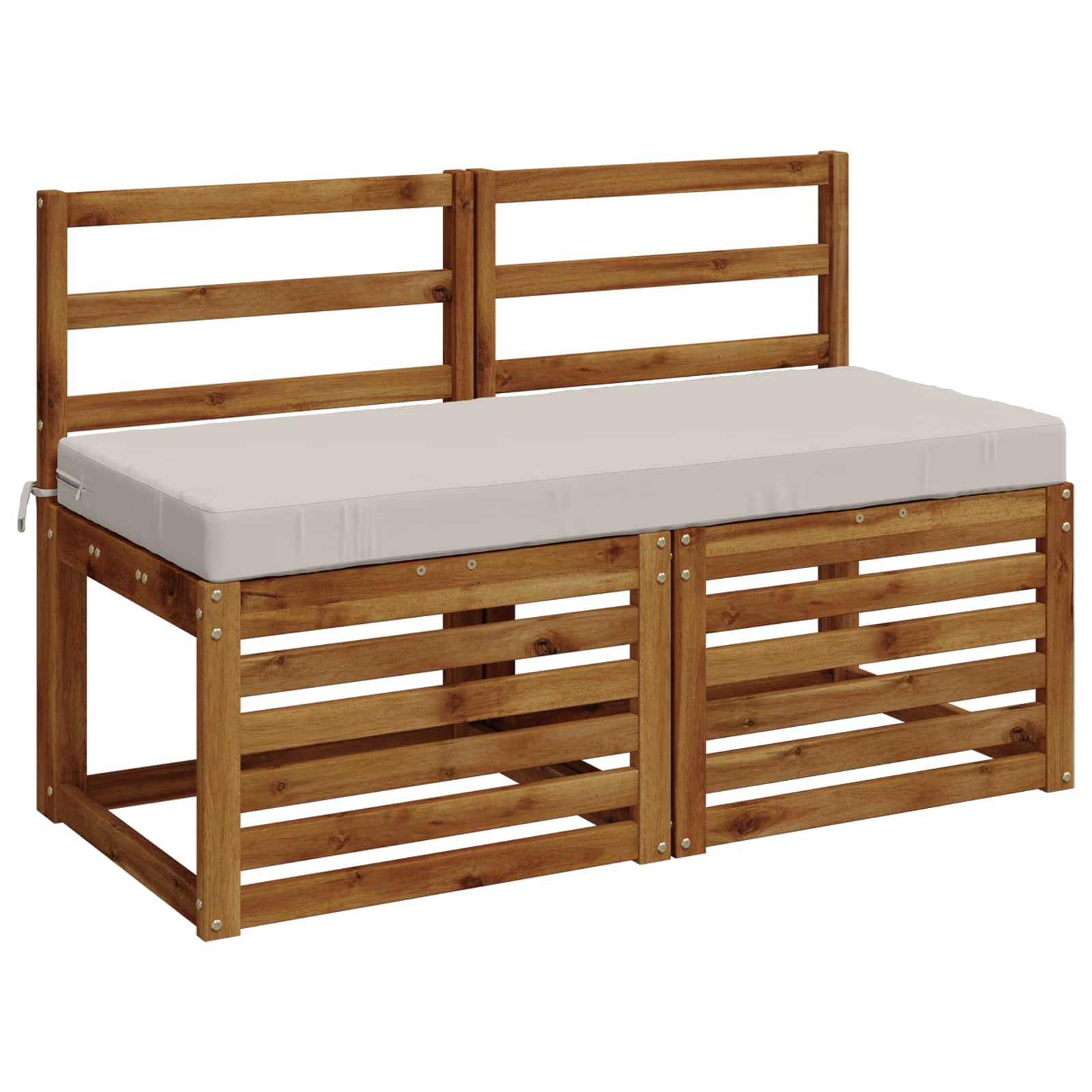 Bankkussen SOEST 100% Polyester Wit 120 x 50 x 8 cm image 2