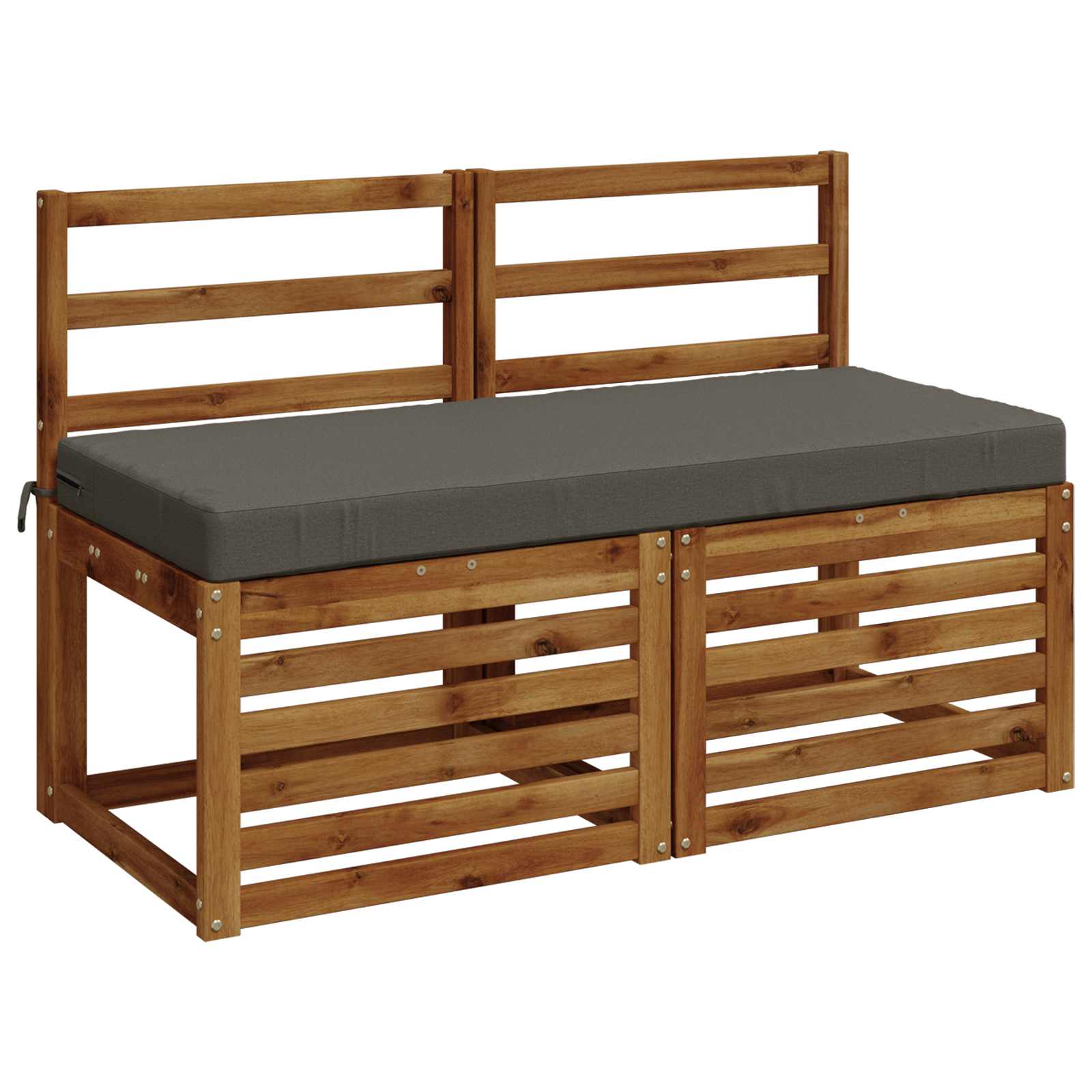 Bankkussen SOEST 100% Polyester Grijs 120 x 50 x 8 cm image 2