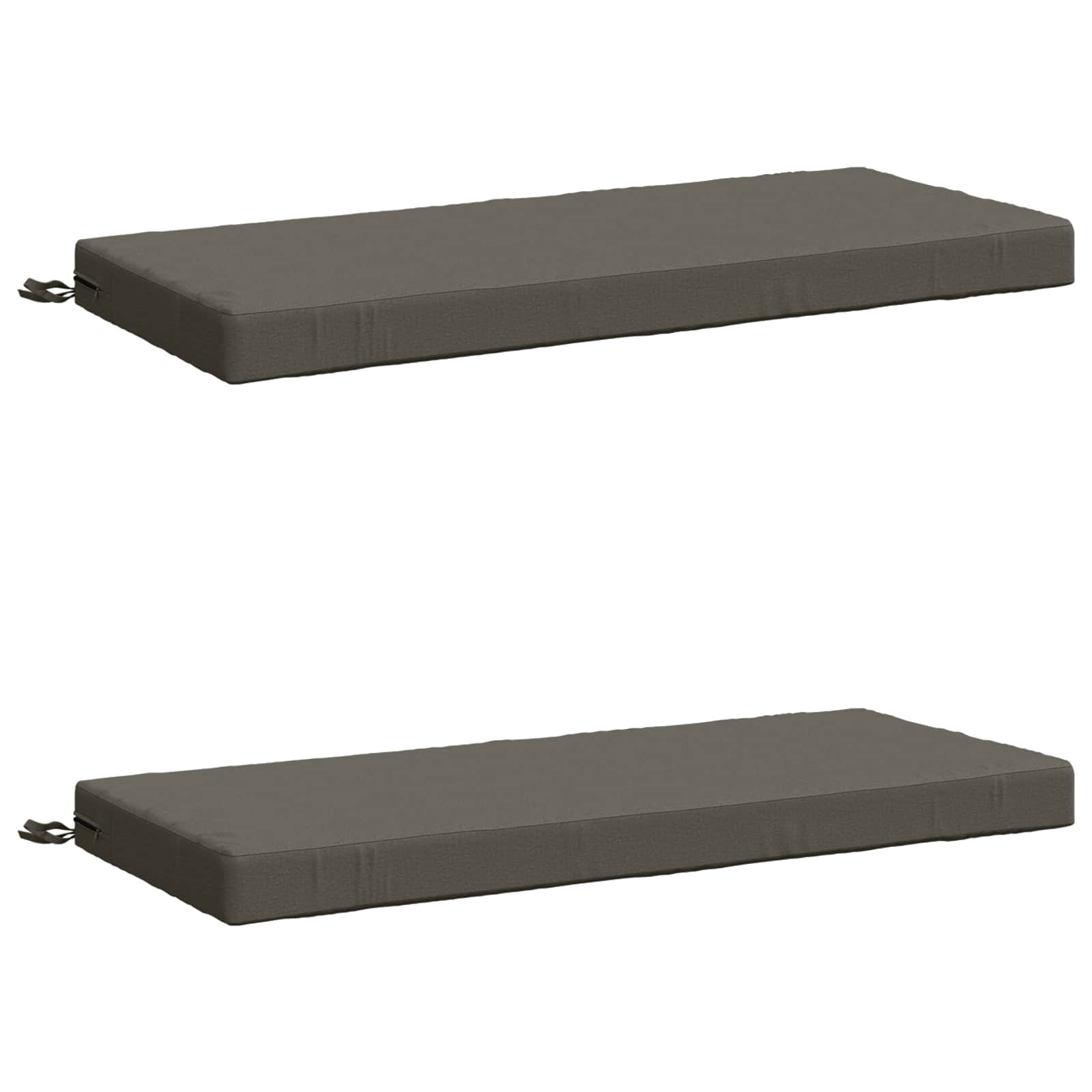 2-delige Bankkussens SOEST 2 st 100% Polyester Grijs image 1