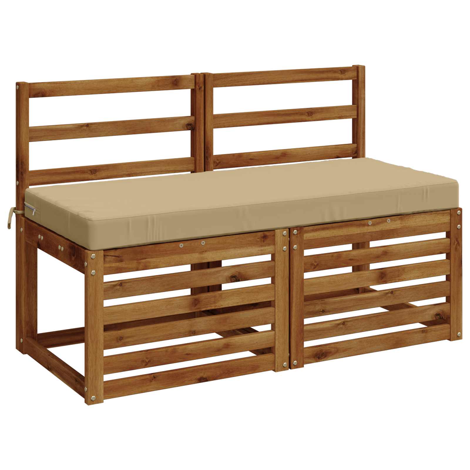 Bankkussen SOEST 100% Polyester Beige 120 x 50 x 8 cm image 2