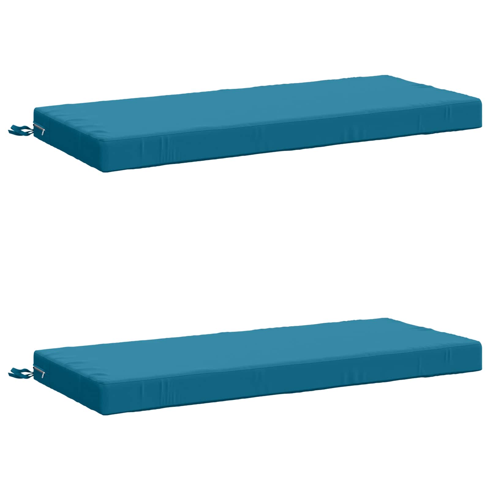 2-delige Bankkussens SOEST 2 st 100% Polyester Lichtblauw image 2