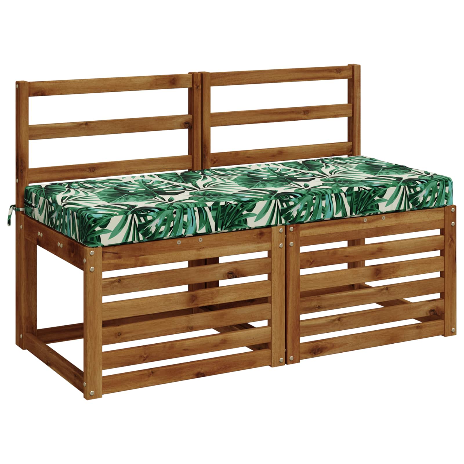 Bankkussen SOEST 100% Polyester Bladpatroon 120 x 50 x 8 cm image 2