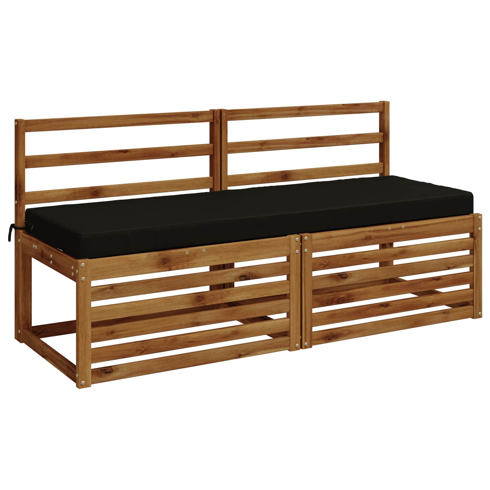 Bankkussen SOEST 100% Polyester Zwart 140 x 50 x 8 cm image 2