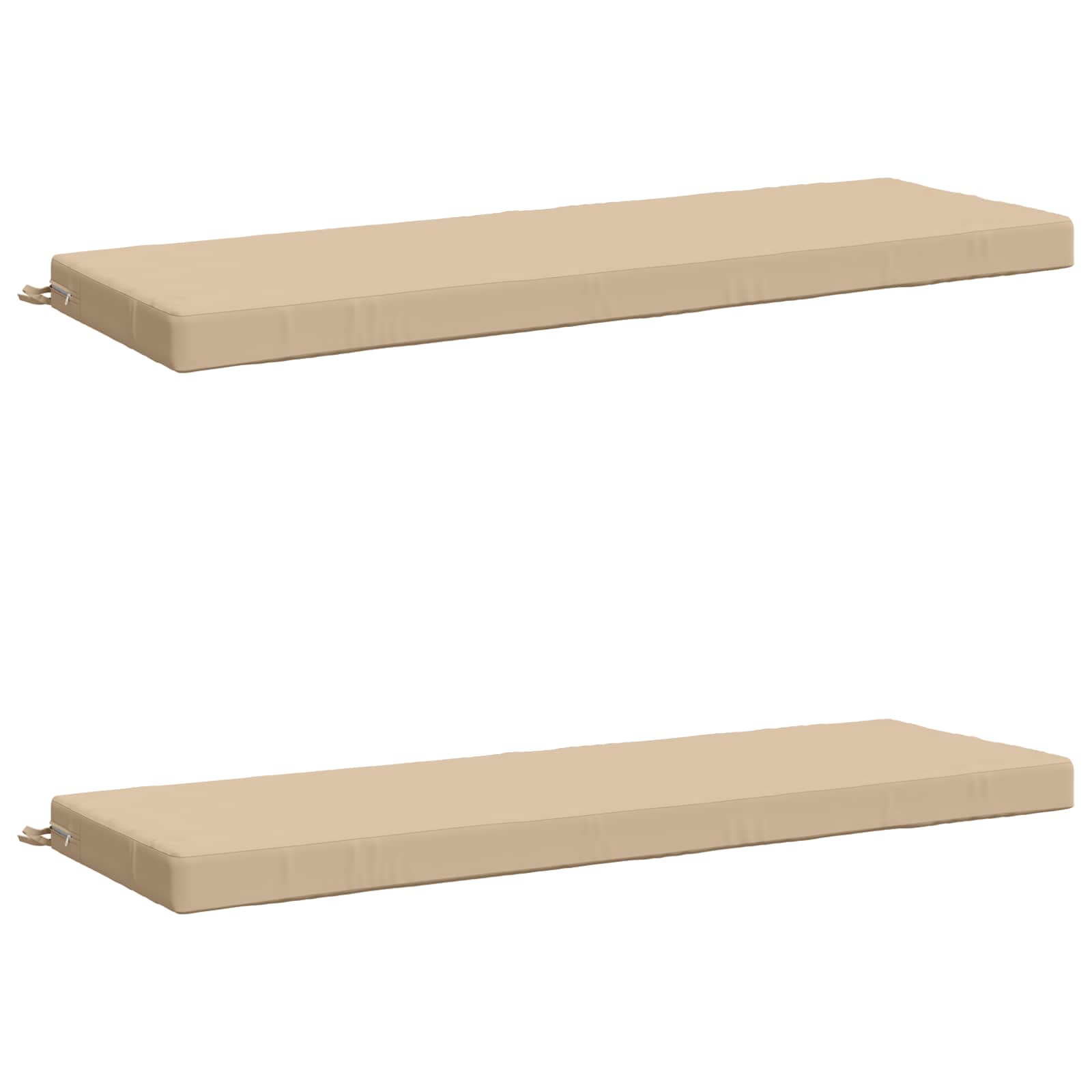2-delige Bankkussens SOEST 2 st 100% Polyester Crèmekleurig image 2
