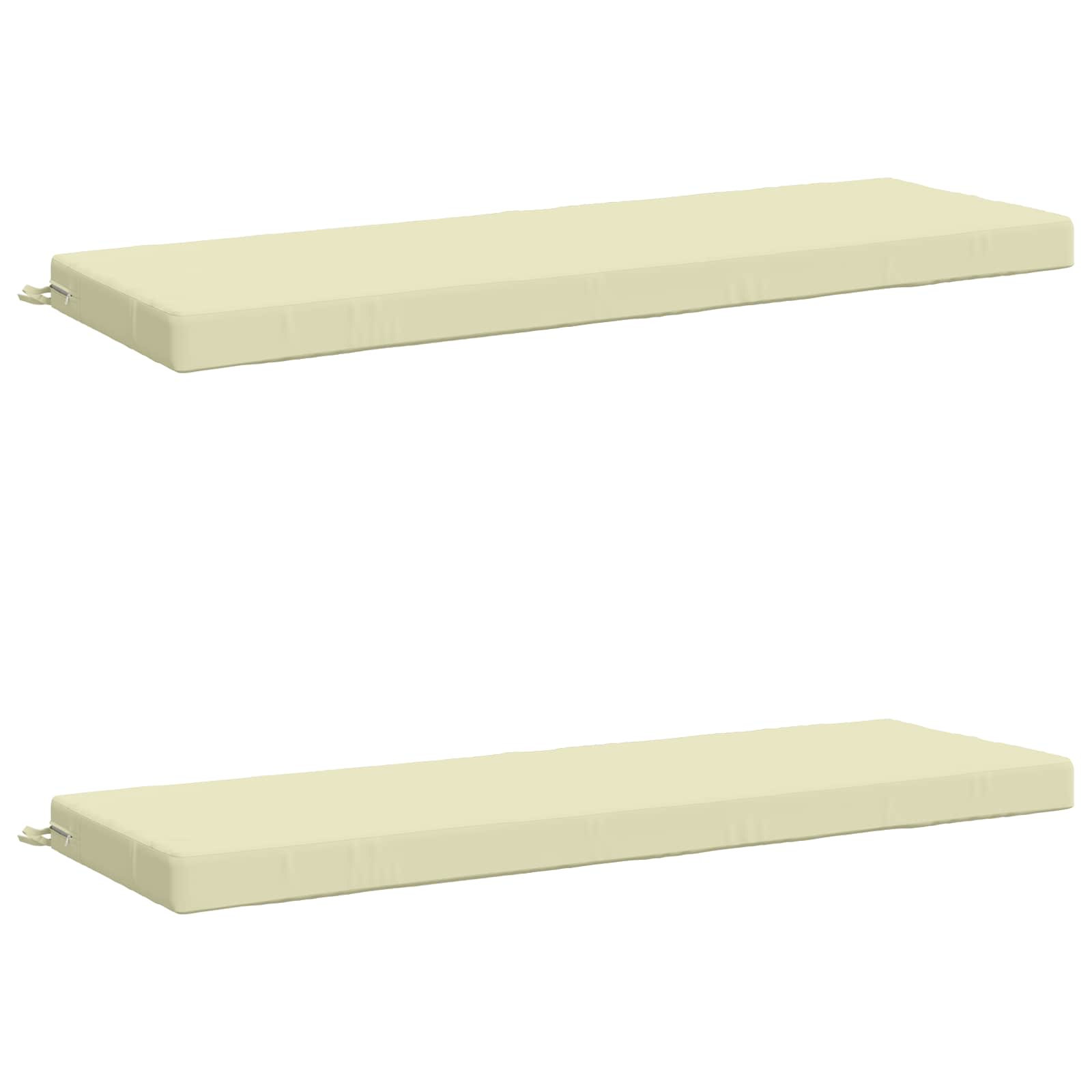 2-delige Bankkussens SOEST 2 st 100% Polyester Crèmekleurig image 2